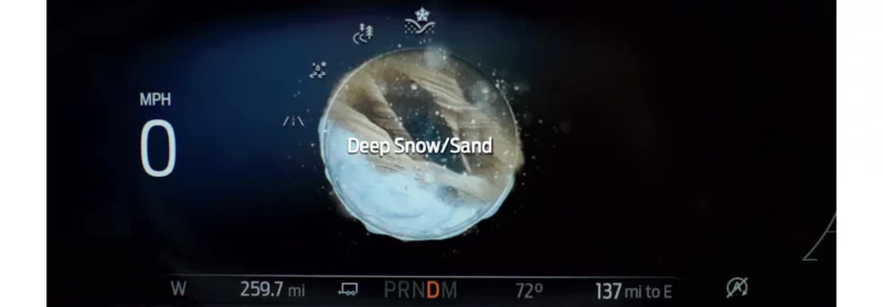 DEEP SNOWSAND – Chế độ vận hành trên đường cát tuyết
