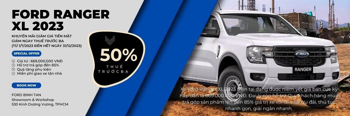 Ford Ranger XL 2.0L 4x4 MT Giá mới 2023 5 Ford Ranger XL 2.0L 4×4 MT 2023 giá bao nhiêu?