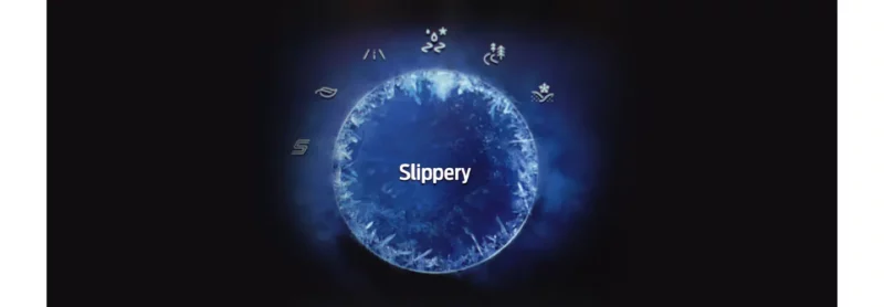 SLIPPERY – Chế độ vận hành trên bề mặt trơn trượt.
